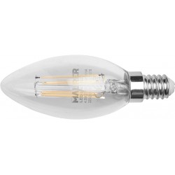 LAMPADINA LED OLIVA "MAURER" C/FILAM.4,5W E14
