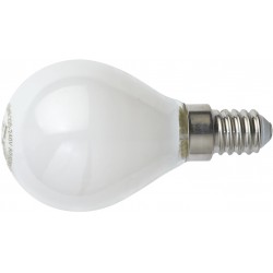 LAMPAD.LED GLOBO MINI MILKY C/FILAM. 4,5W E14
