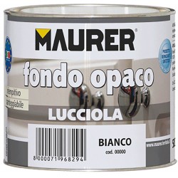 PITTURA OPACA DI FONDO "MAURER" BIANCO LT.0,5