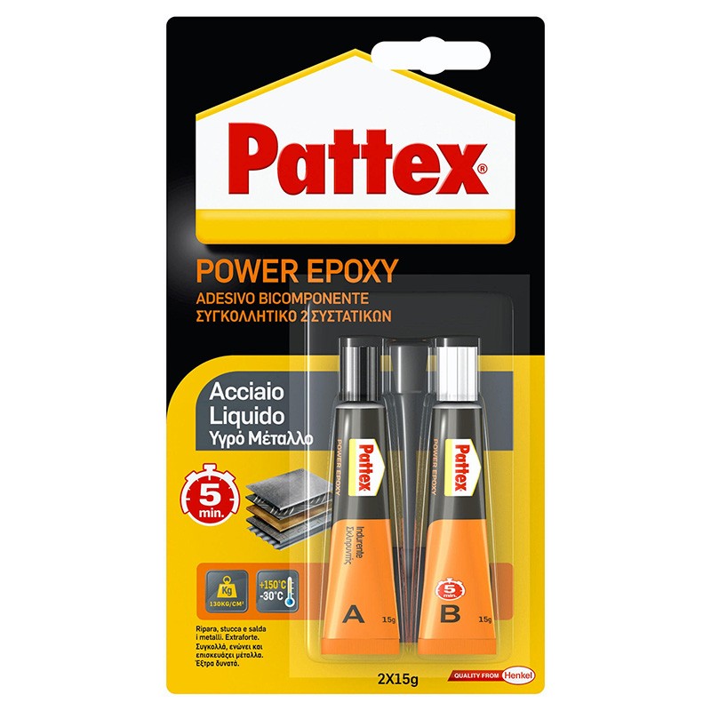 PATTEX ACCIAIO LIQUIDO POWER EPOXY GR.30